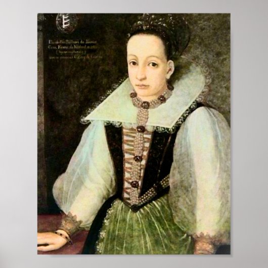 Poster Portrait Comtesse Elizabeth Bathory (Devant)
