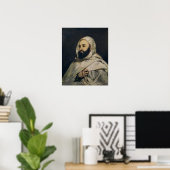 Poster Portrait d'Abd el-Kader (Bureau à domicile)