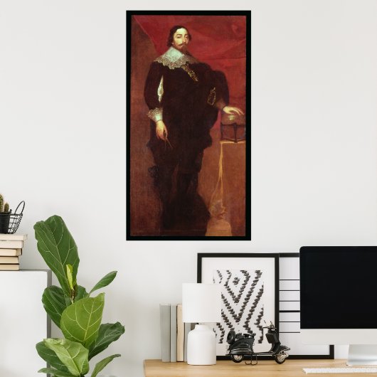 Poster Portrait d'Abel Janszoon Tasman (Bureau à domicile)