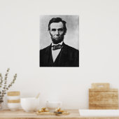 Poster Portrait d'Abraham Lincoln (Cuisine)