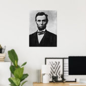 Poster Portrait d'Abraham Lincoln (Bureau à domicile)
