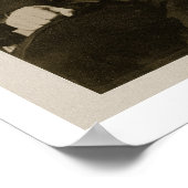 Poster Portrait d'Abraham Lincoln (1809-65) (photo b/w) (Coin)