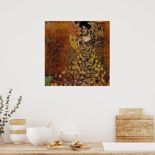 Poster Portrait d'Adele Bloch-Bauer I (Cuisine)