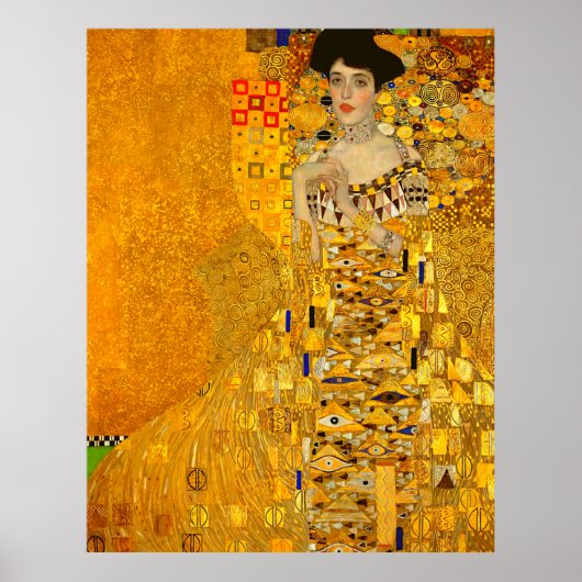 Poster Portrait d'Adele Bloch-Bauer I de Gustav Klimt (Devant)