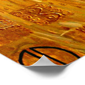 Poster Portrait d'Adele Bloch-Bauer I de Gustav Klimt (Coin)