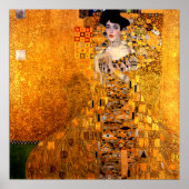 Poster Portrait d'Adele Bloch-Bauer par Gustav Klimt (Devant)