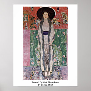 Poster Portrait D'Adele Bloch-Bauer Par Gustav Klimt
