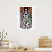 Poster Portrait D'Adele Bloch-Bauer Par Gustav Klimt (Cuisine)