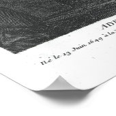 Poster Portrait d'Adrien Baillet (Coin)
