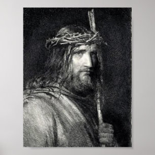 Poster Portrait d'affiche de Jésus-Christ