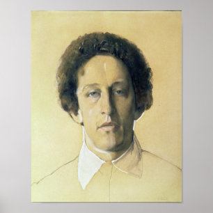 Poster Portrait d'Aleksandr Aleksandrovich Blok, 1907