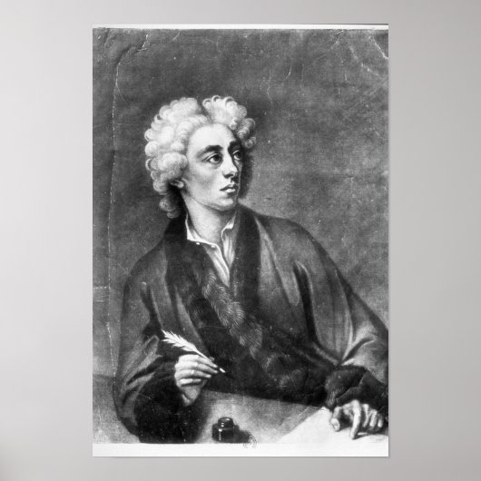 Poster Portrait d'Alexander Pope (Devant)