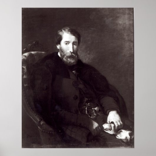 Poster Portrait d'Alfred Bruyas (Devant)