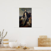 Poster Portrait d'Alphonse de Lamartine 1830 (Cuisine)