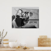 POSTER PORTRAIT D'AMELIA EARHART 1936 (Cuisine)