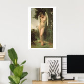 Poster Portrait d'ange de Cupidon par Bouguereau (Bureau à domicile)