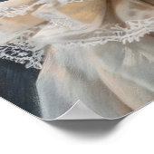 Poster Portrait d'animal victorien, Lady Peacock habillé (Coin)