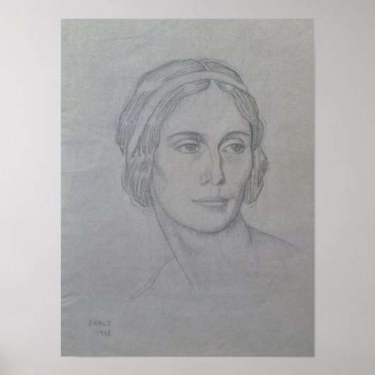 Poster Portrait d'Anna Pavlova, 1908 (Devant)