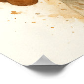 Poster Portrait d'aquarelle Pointer Dog (Coin)