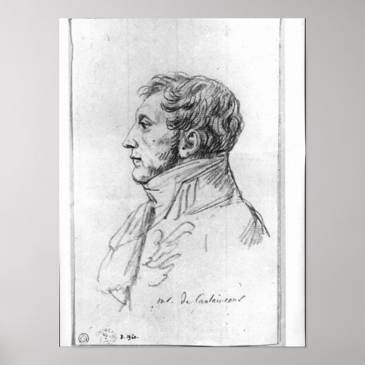 Poster Portrait d'Armand Augustin Louis (Devant)