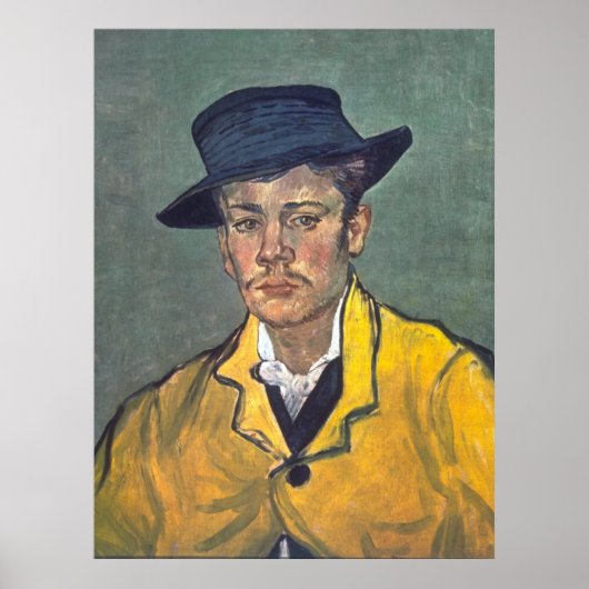 Poster Portrait d'Armand Roulin par Vincent Van Gogh (Devant)