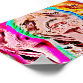 Poster Portrait d'art Pit Bull Pop (Coin)