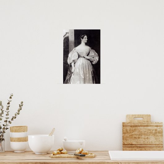 Poster Portrait d'Augusta Ada Byron (Cuisine)