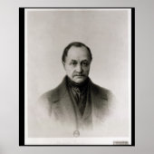 Poster Portrait d'Auguste Comte, philosophe français (Devant)