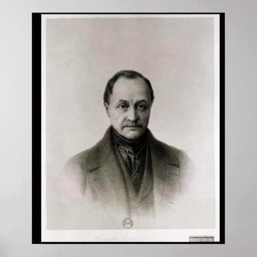 Poster Portrait d'Auguste Comte, philosophe français (Devant)