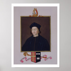 Poster Portrait de 1474-1559) évêques o de Cuthbert