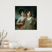 Poster Portrait de A. et V. Gagarin, 1802 (Cuisine)