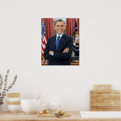 Poster Portrait de Barack Obama (Cuisine)
