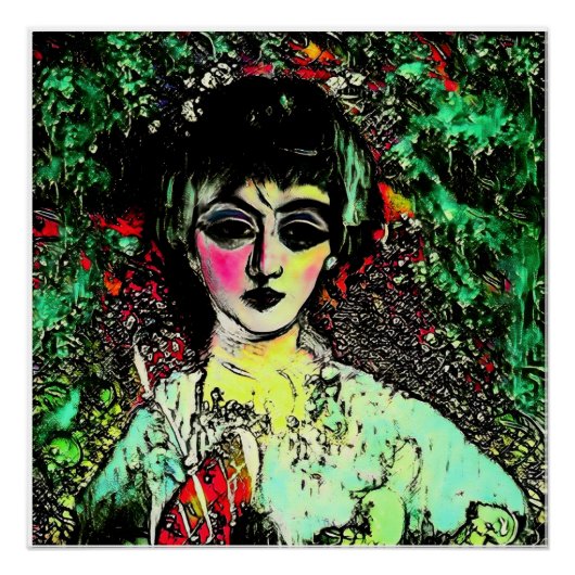 Poster Portrait de Beauté Gothique  (Devant)