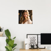 Poster Portrait de beauté radiante (Bureau à domicile)
