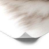 Poster Portrait de bébé loup mignon | Carré 1:1 (Coin)