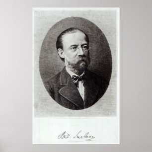 Poster Portrait de Bedrich Smetana