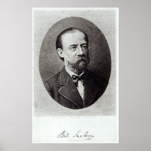 Poster Portrait de Bedrich Smetana (Devant)