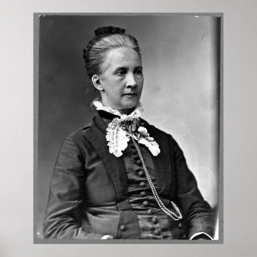 Poster Portrait de Belva Ann Bennett Lockwood (Devant)