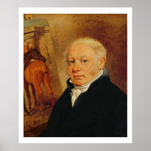 Poster Portrait de Ben Marshall (1767-1835) (huile sur ca