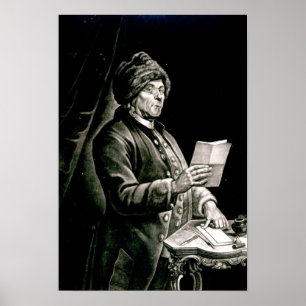 Poster Portrait de Benjamin Franklin, 1777