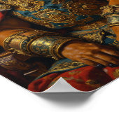 Poster Portrait de Bouledogue Royal (Coin)