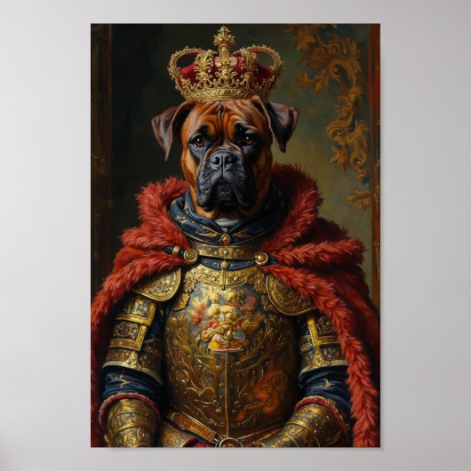 Poster Portrait de Boxer Royal (Devant)