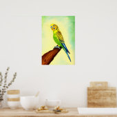 Poster Portrait de Budgie Bird (Cuisine)
