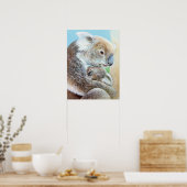 Poster Portrait de capuchon Koala (Cuisine)