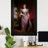 Poster Portrait de Caroline Scott Harrison (Bureau à domicile)
