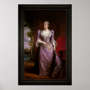Poster Portrait de Caroline Scott Harrison