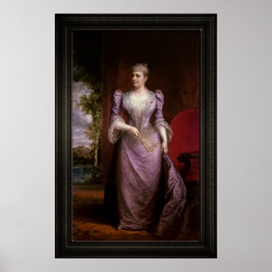 Poster Portrait de Caroline Scott Harrison (Devant)