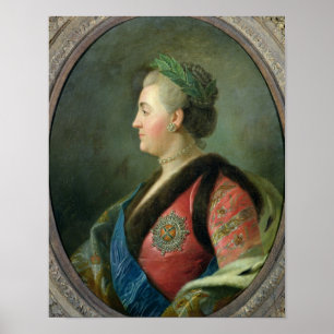 Poster Portrait de Catherine II de Russie