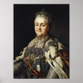 Poster Portrait de Catherine II de Russie (Devant)