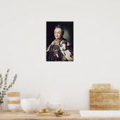 Poster Portrait de Catherine II de Russie 2 (Cuisine)